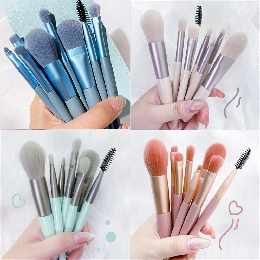 8-Piece Premium Makeup Brush Set