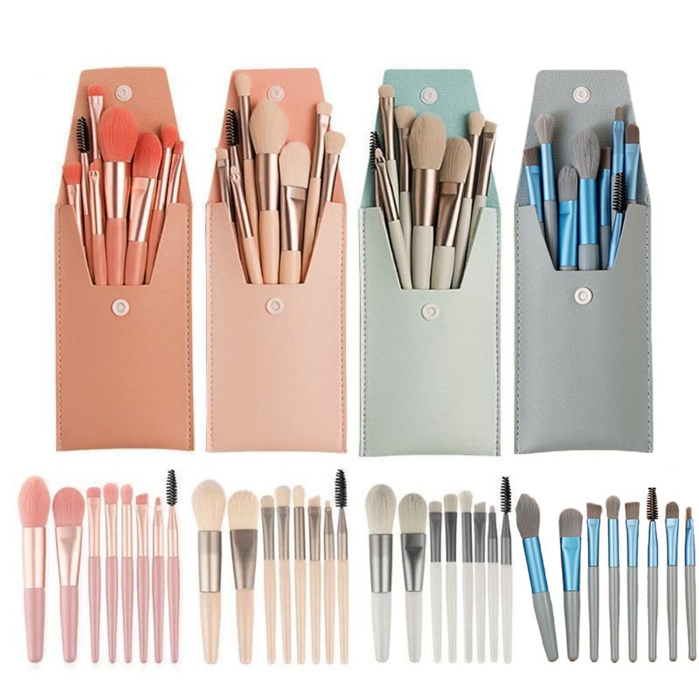 8-Piece Premium Makeup Brush Set