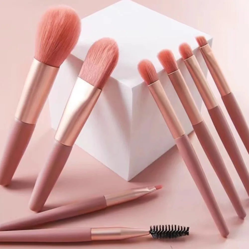 8-Piece Premium Makeup Brush Set