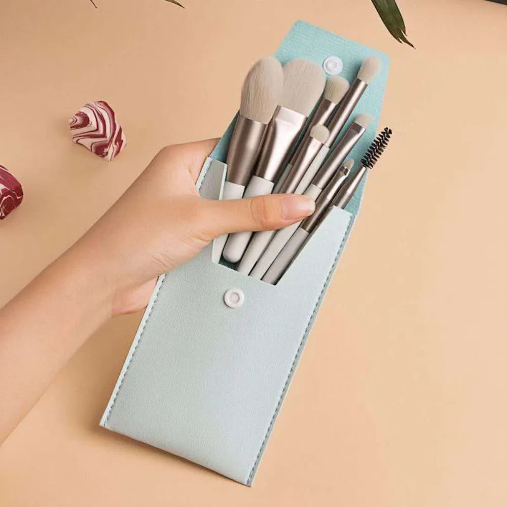 8-Piece Premium Makeup Brush Set