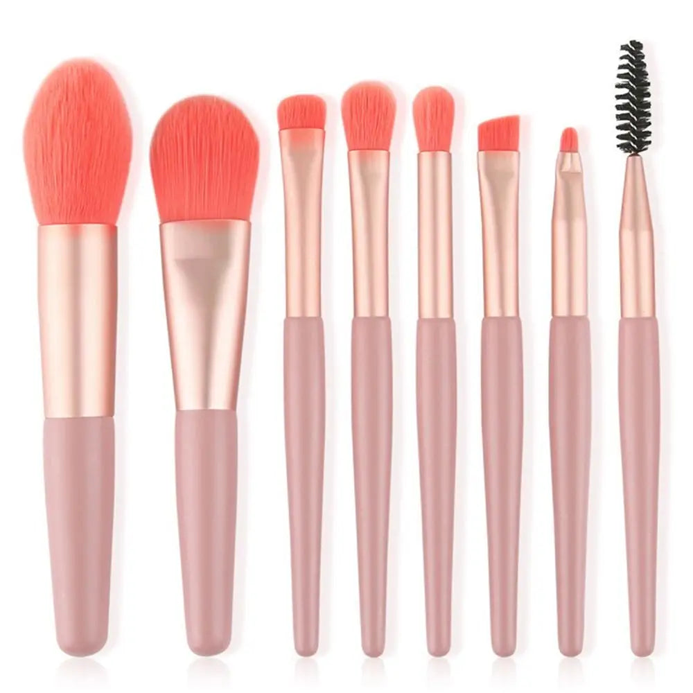 8-Piece Premium Makeup Brush Set