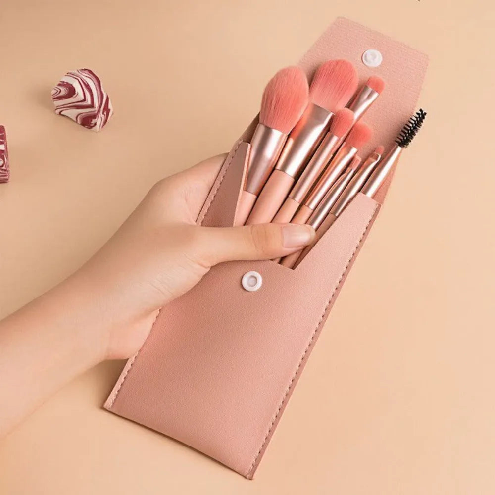 8-Piece Premium Makeup Brush Set